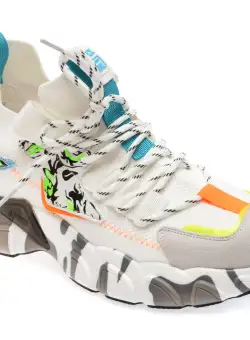 Pantofi sport GRYXX albi, 221002, din material textil