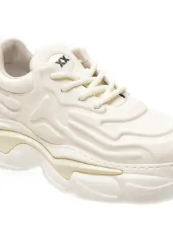 Pantofi sport GRYXX albi, 66019, din piele naturala