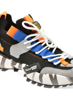 Pantofi sport GRYXX negri, 18159, din material textil