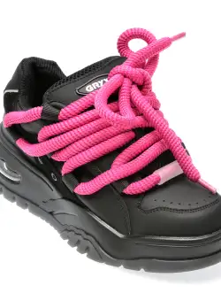 Pantofi sport GRYXX negri, 19615, din piele naturala