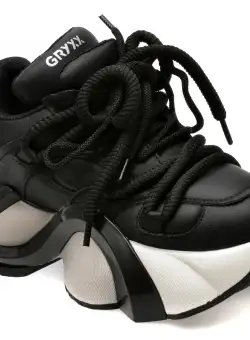 Pantofi sport GRYXX negri, 7993, din piele naturala