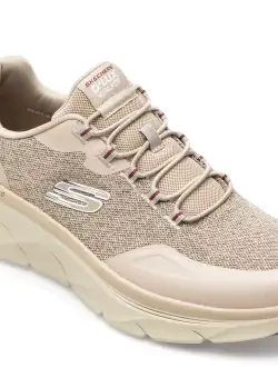 Pantofi sport SKECHERS gri, D LUX WALKER 2.0, din material textil