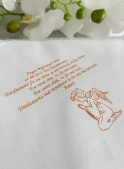 Panza de mir cu mesaj