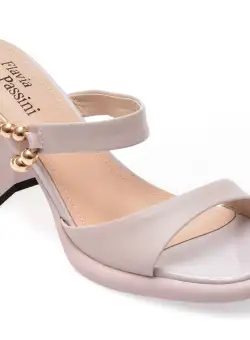 Papuci casual FLAVIA PASSINI roz, 3157, din piele naturala
