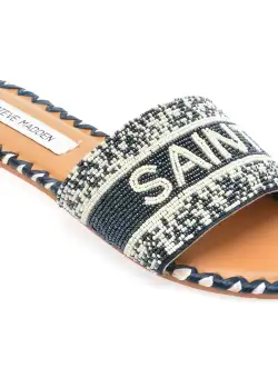 Papuci casual Steve Madden bleumarin, VERAH, din material textil