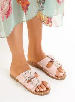 Papuci dama Aferra roz