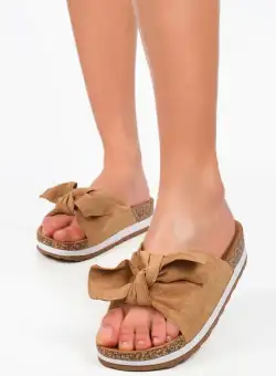 Papuci dama Alexaria Camel