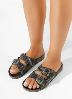 Papuci plaja dama Randy verzi