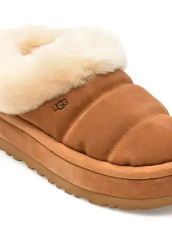 Papuci UGG maro, 1146390, din piele intoarsa