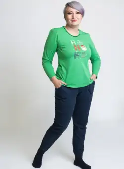 Pijama MAMA verde Knox