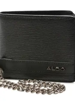 Portofel ALDO negru, AXTON007, din piele ecologica