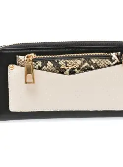 Portofel ALDO negru, ESAI004, din piele ecologica