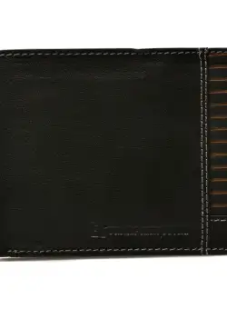 Portofel COVERI negru, COVERI8, din piele naturala