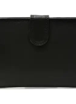 Portofel negru, 488, din piele naturala