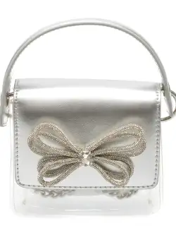 Poseta ALDO argintie, FLEURI040, din pvc