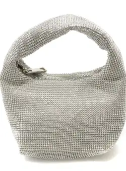 Poseta ALDO argintie, ISHANA040, din material textil