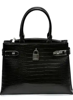 Poseta ALDO neagra, CALARIA001, din piele ecologica