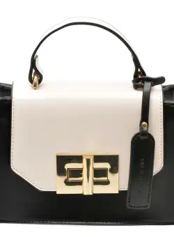 Poseta CALL IT SPRING alb-negru, 13682789, din piele ecologica