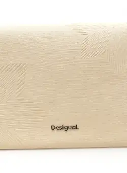 Poseta DESIGUAL alba, SAXP84, din piele ecologica