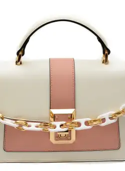 Poseta EPICA alba, 1075456, din piele ecologica