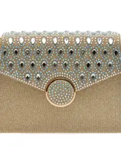 Poseta plic EPICA BY MENBUR aurie, 85636, din material textil