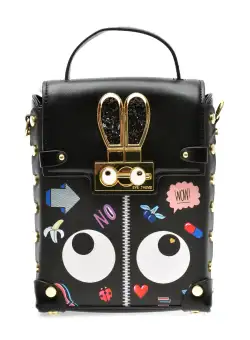 Poseta plic GRYXX neagra, 2231, din piele ecologica