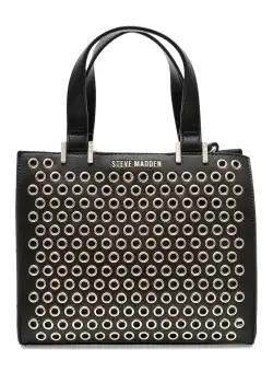 Poseta Steve Madden neagra, DEVOTE, din piele ecologica