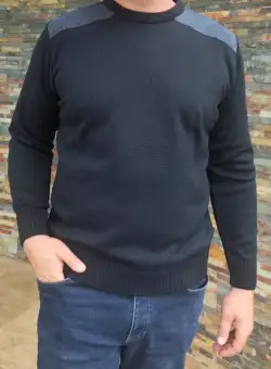 Pulover B246 negru Magnetic