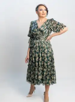 Rochie 1602 imprimeu Leonard