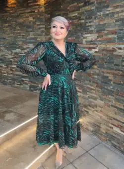 Rochie 1746 verde Leonard