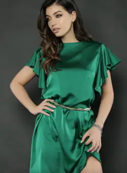 Rochie 316 verde Madelia