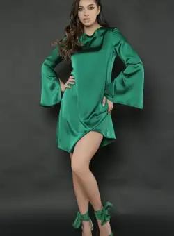 Rochie 325 verde Madelia