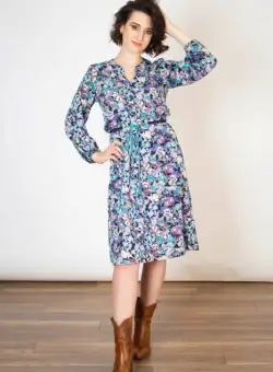 Rochie 373 flori Gart