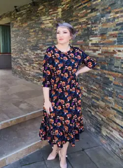 Rochie 390 inflorata New Code