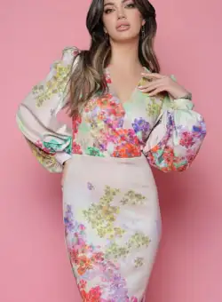 Rochie 400 flori Madelia