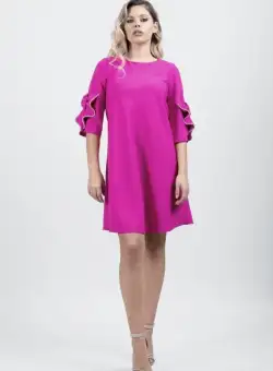 Rochie 4380 ciclame La Donna