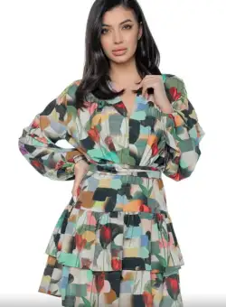 Rochie 484 imprimata Madelia