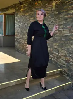 Rochie 492 neagra Effect