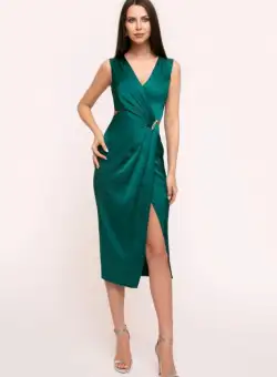 Rochie 5056 Z26 verde Ginette