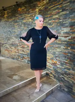 Rochie 774 neagra Viada