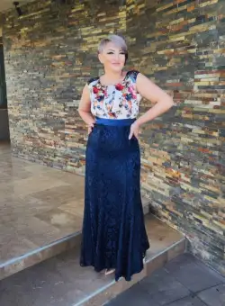 Rochie 991 inflorata Fany Lux