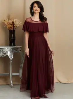 Rochie Adellya Bordo