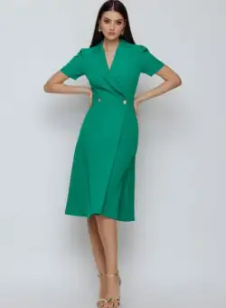Rochie CC1MZ3127 verde Mizar