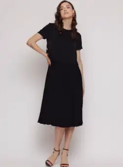 Rochie CC1MZ4115 neagra Mizar