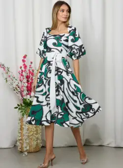 Rochie Daisy Verde