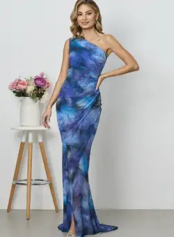 Rochie Dakota Albastru Multi