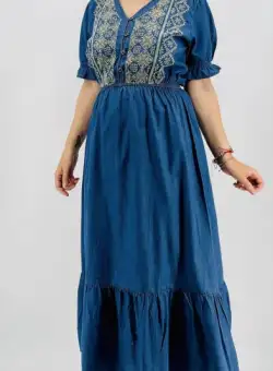 Rochie din Denim traditionala Madi