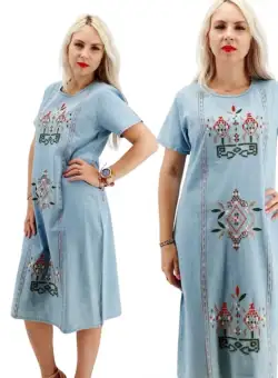 Rochie din Denim traditionala Marita