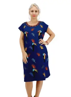 Rochie din Denim traditionala Sanda 54