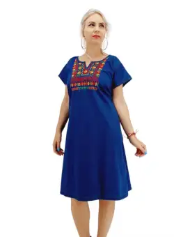 Rochie din Denim traditionala Sanda 55